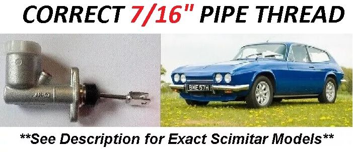 CLUTCH MASTER CYLINDER (Reliant Scimitar 3.0) (SE5a & SE6) (1972- 76)